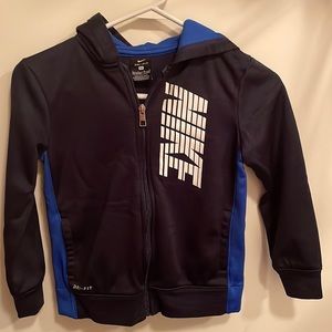 Nike zip hoodie size 7